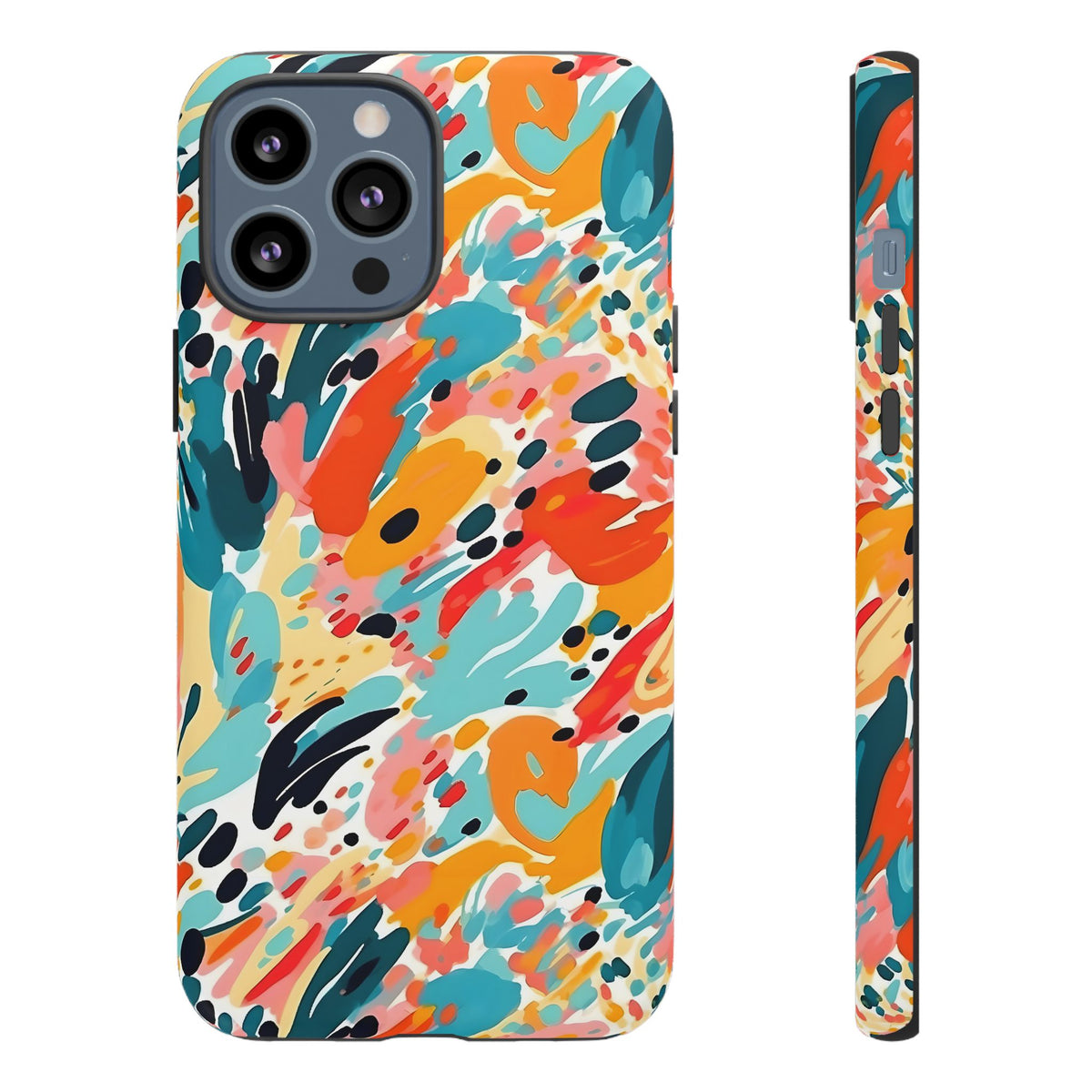 Abstract Painting Design Phone Case – Modern Art-Inspired Phone Cover 7