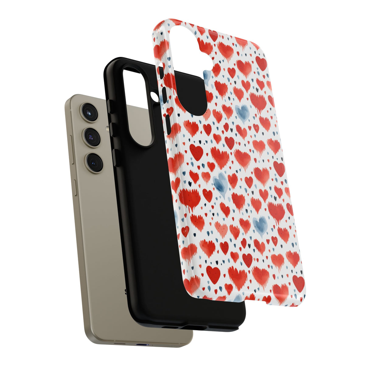 Heart Pattern Phone Case – Stylish & Loving Design for Your Device 227