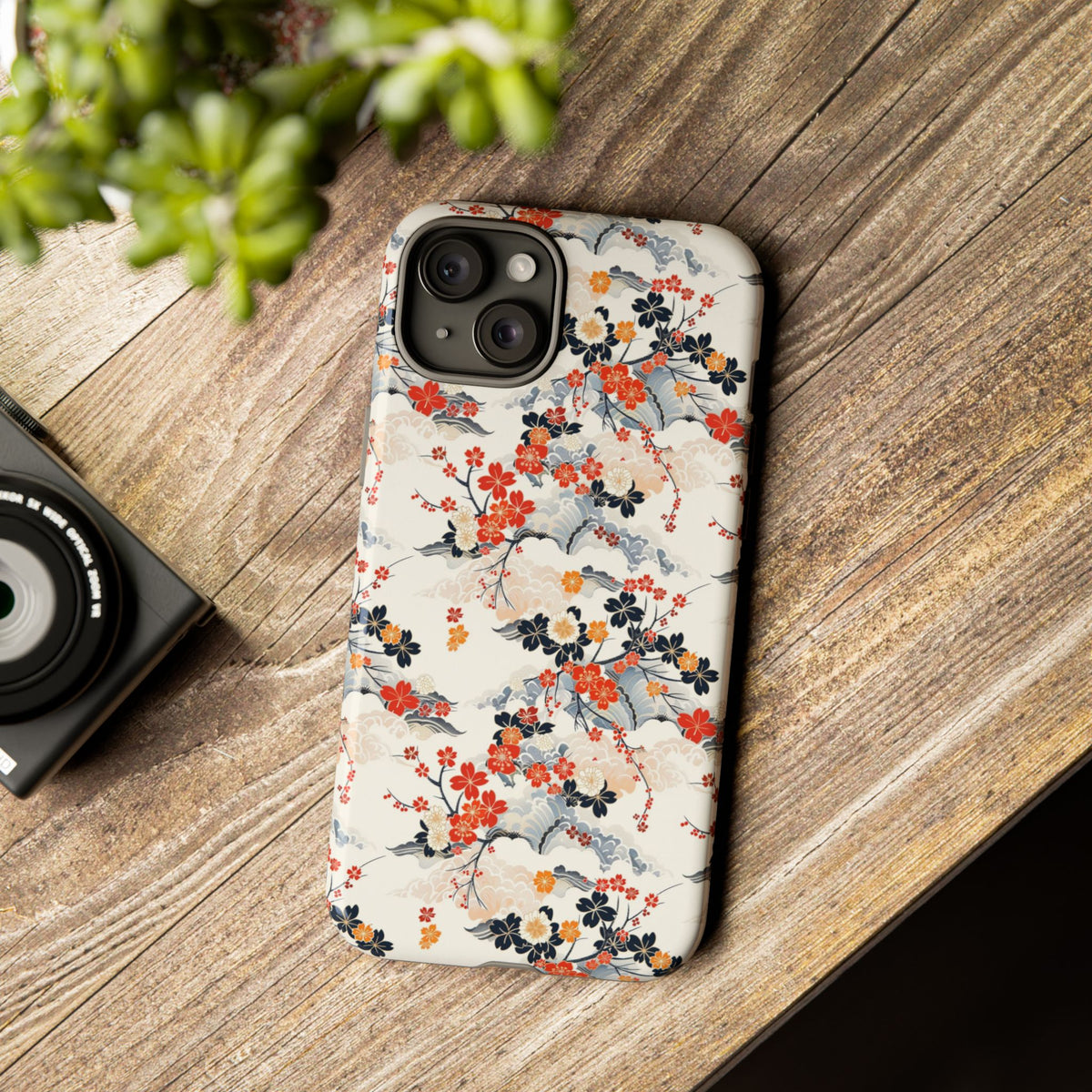 Japanese Pattern Phone Case – Elegant & Timeless Design for Your Phone 302