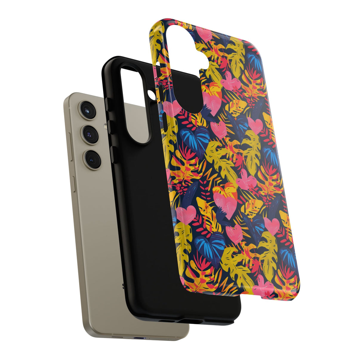 Heart Pattern Phone Case – Stylish & Loving Design for Your Device 360