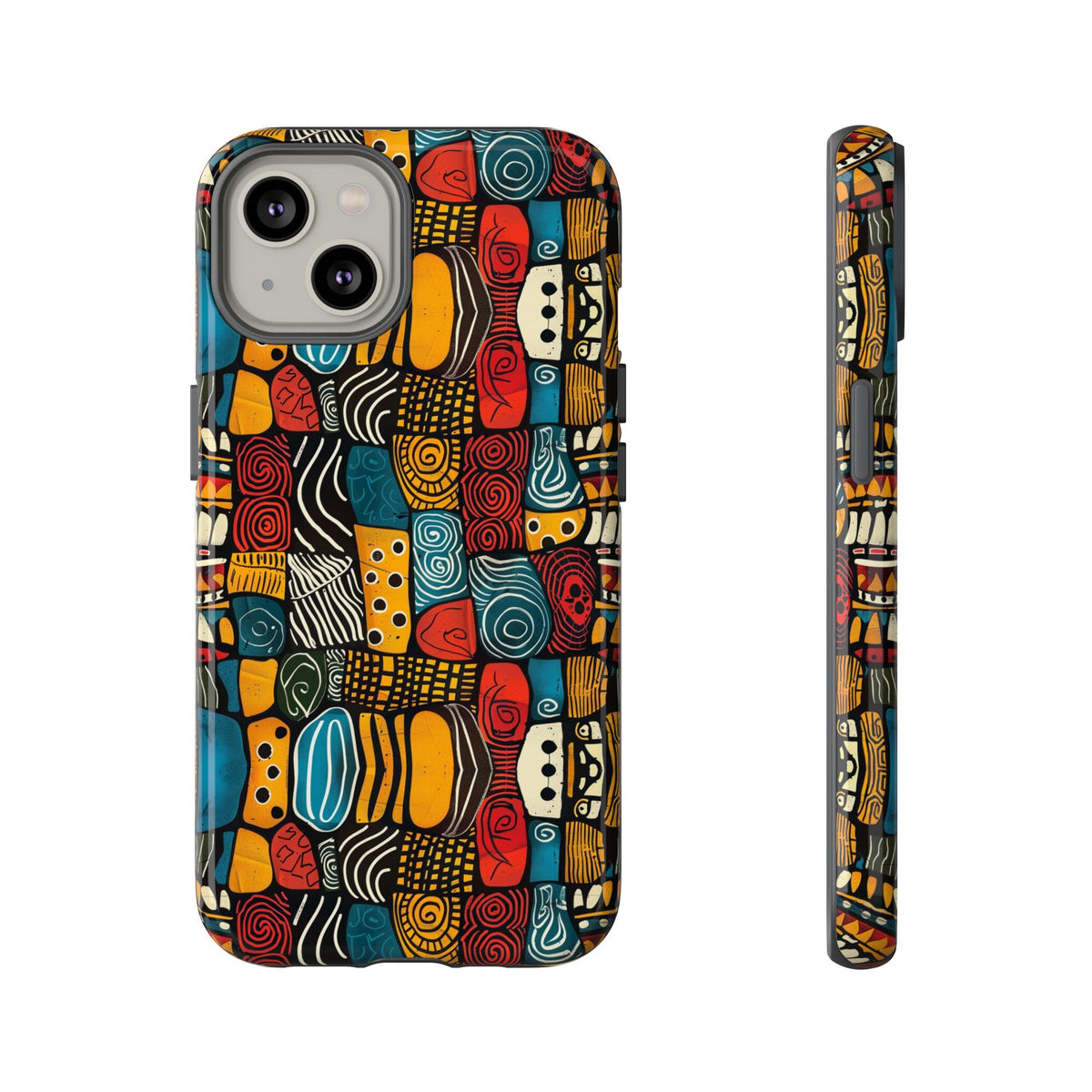 Stylish African Pattern Phone Case – Unique and Vibrant Protection 159