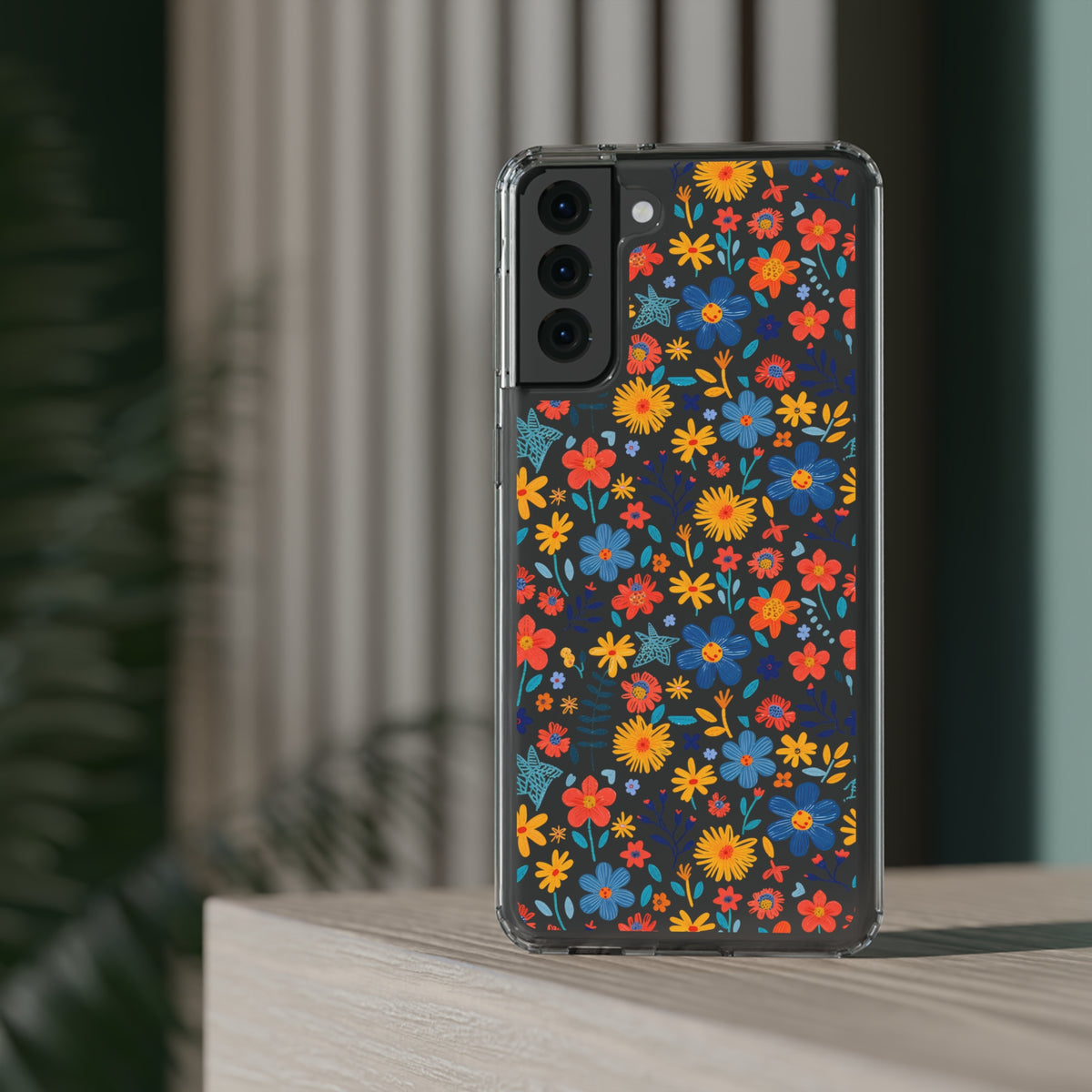 Wild Flowers Garden Stitch Phone Case – Nature-Inspired Floral Design 4