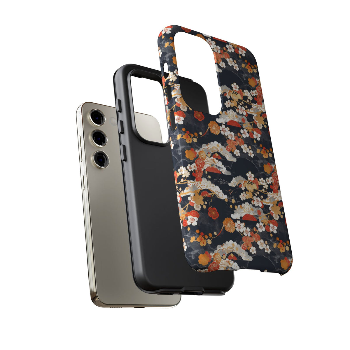 Japanese Pattern Phone Case – Elegant & Timeless Design for Your Phone 108