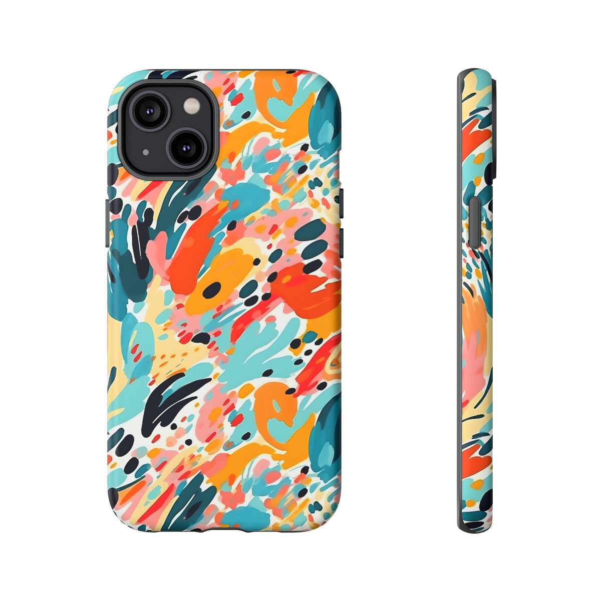 Abstract Painting Design Phone Case – Modern Art-Inspired Phone Cover 7