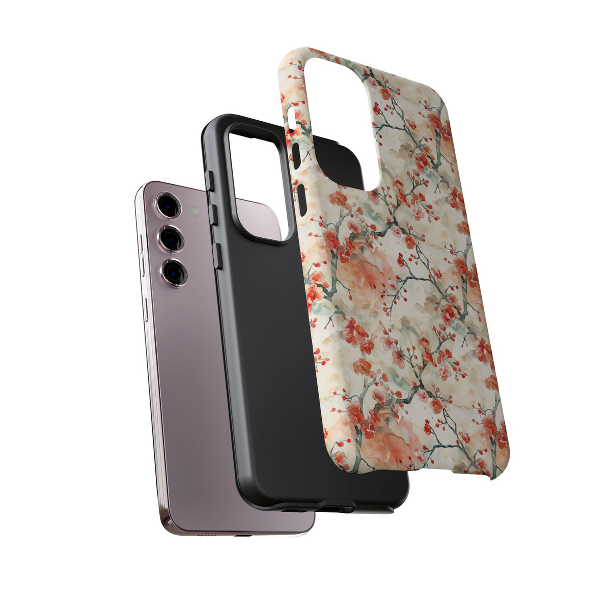 Japanese Pattern Phone Case – Elegant & Timeless Design for Your Phone 093