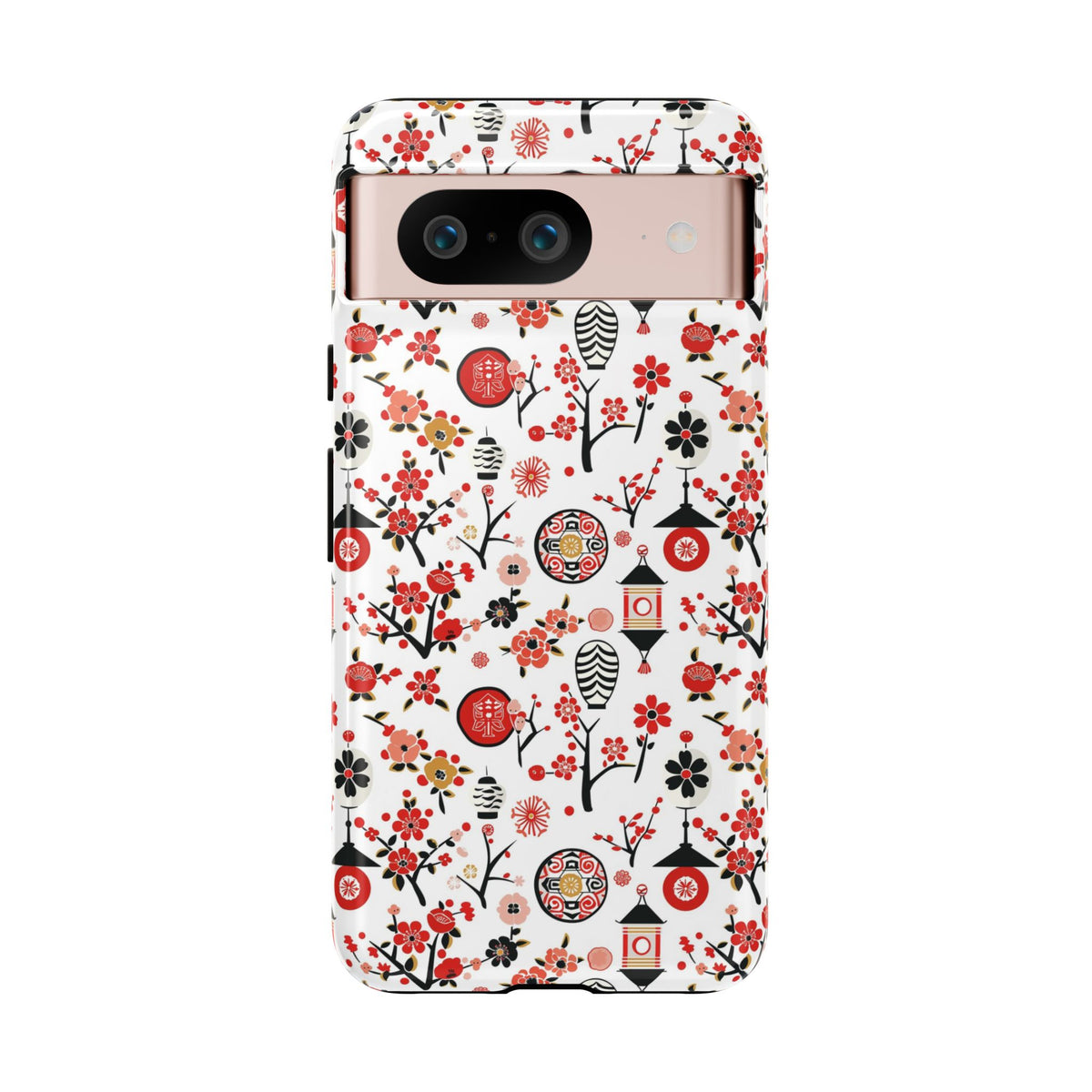 Japanese Pattern Phone Case – Elegant & Timeless Design for Your Phone 468