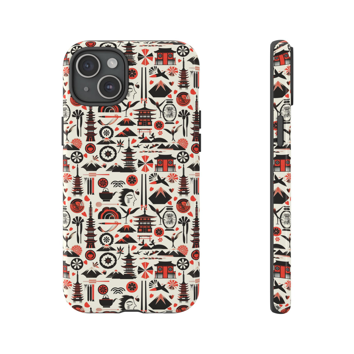 Japanese Pattern Phone Case – Elegant & Timeless Design for Your Phone 006