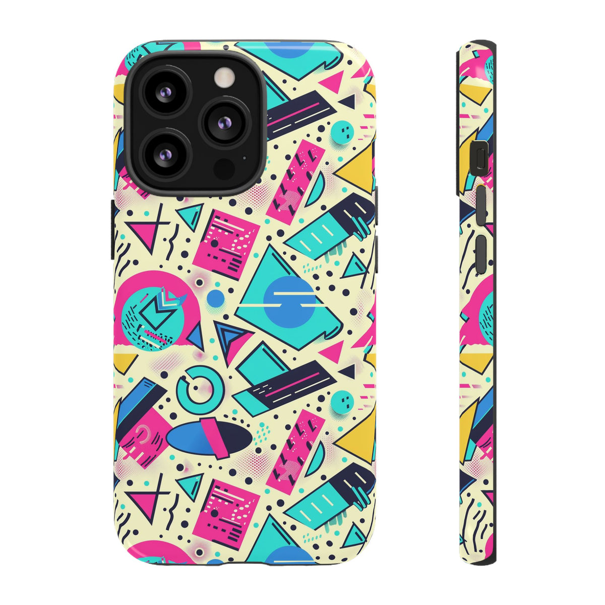 Retro 80s Seamless Phone Case – Vintage Style Meets Modern Protection 087