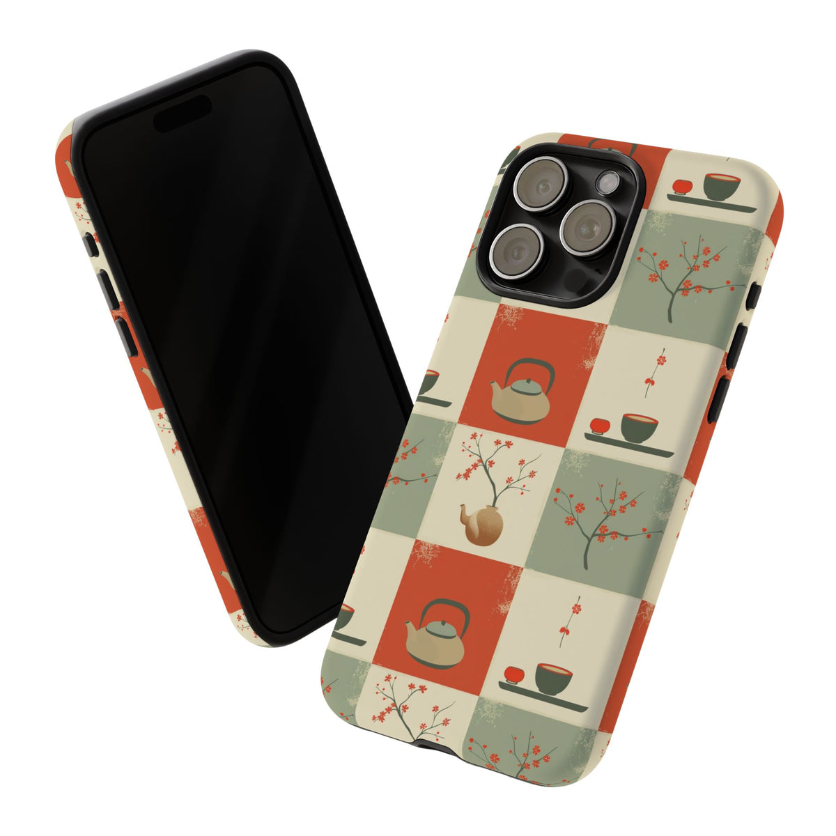 Japanese Pattern Phone Case – Elegant & Timeless Design for Your Phone 505