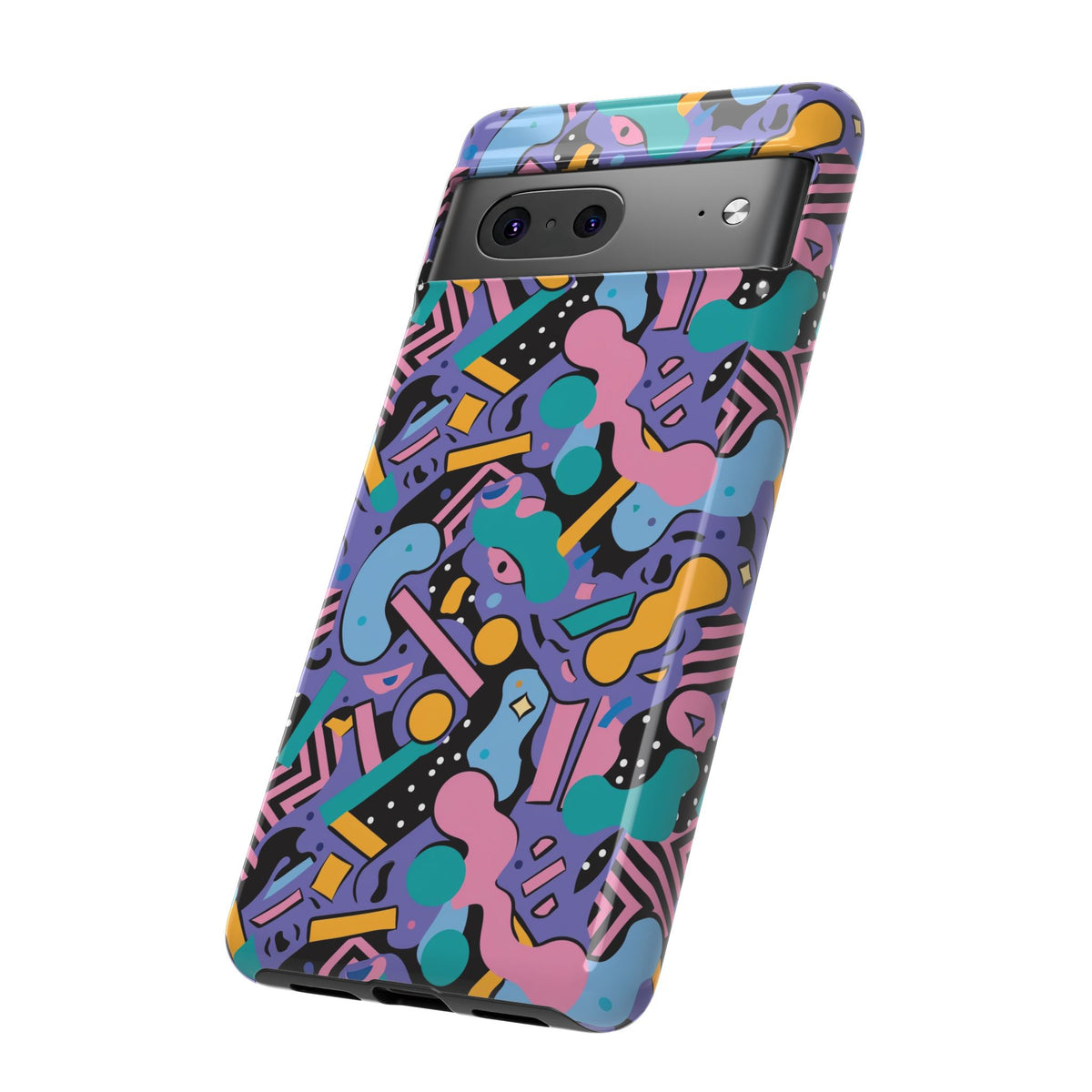 90s Themed Seamless Pattern Phone Case – Embrace Retro Style and Protection 234