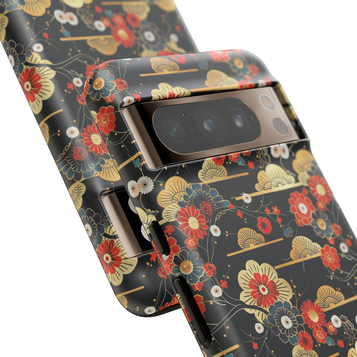 Japanese Pattern Phone Case – Elegant & Timeless Design for Your Phone 063