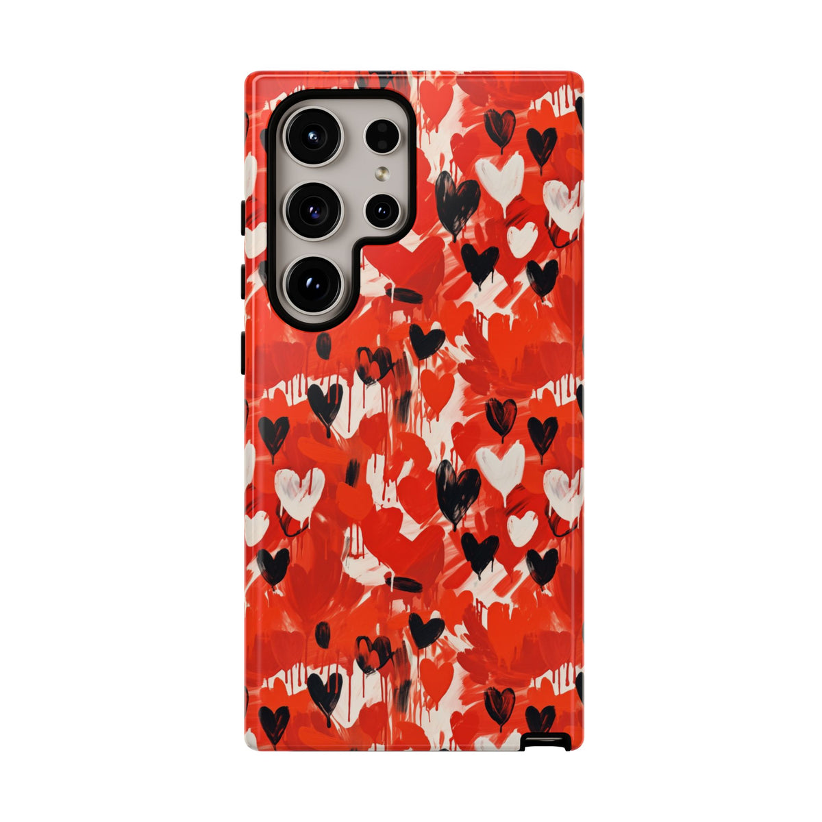 Heart Pattern Phone Case – Stylish & Loving Design for Your Device 355