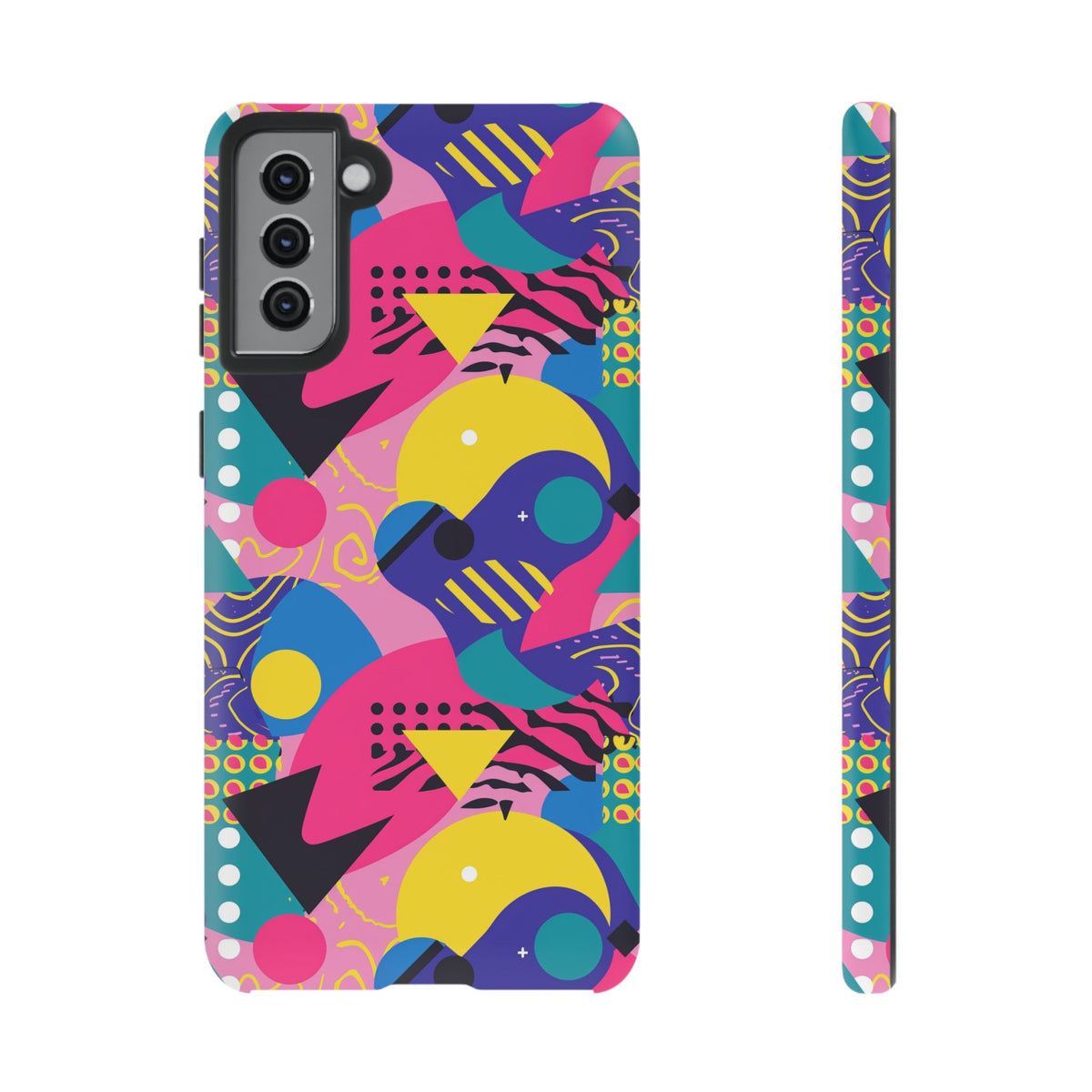 90s Themed Seamless Pattern Phone Case – Embrace Retro Style and Protection 283