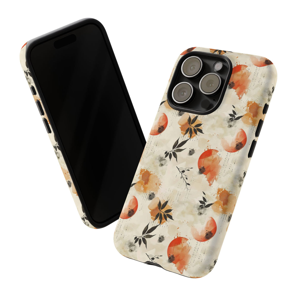 Japanese Pattern Phone Case – Elegant & Timeless Design for Your Phone 058