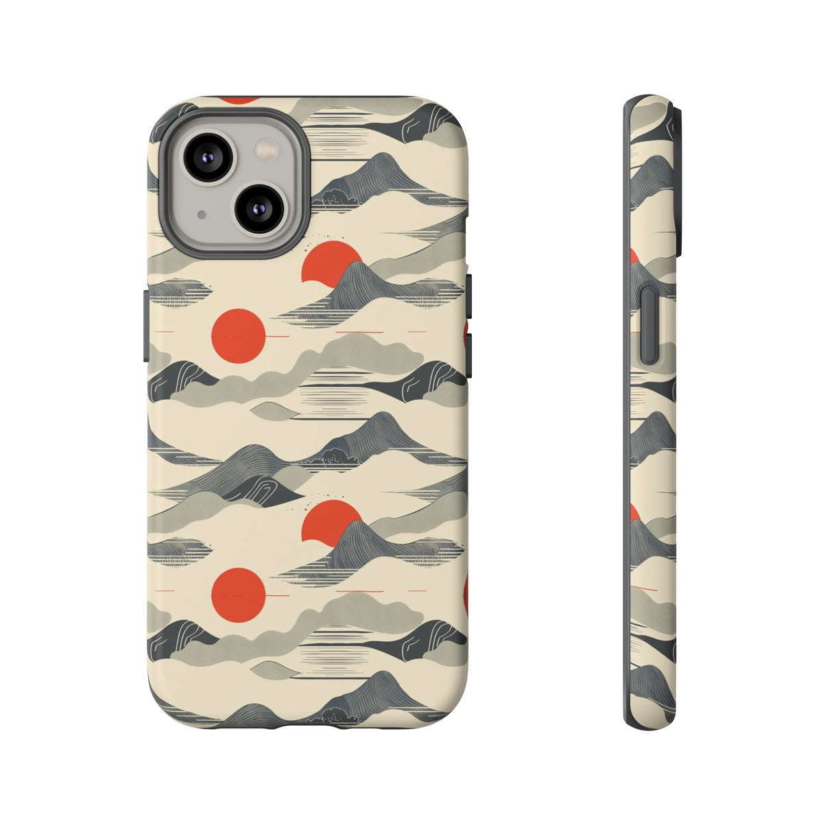 Japanese Pattern Phone Case – Elegant & Timeless Design for Your Phone 048