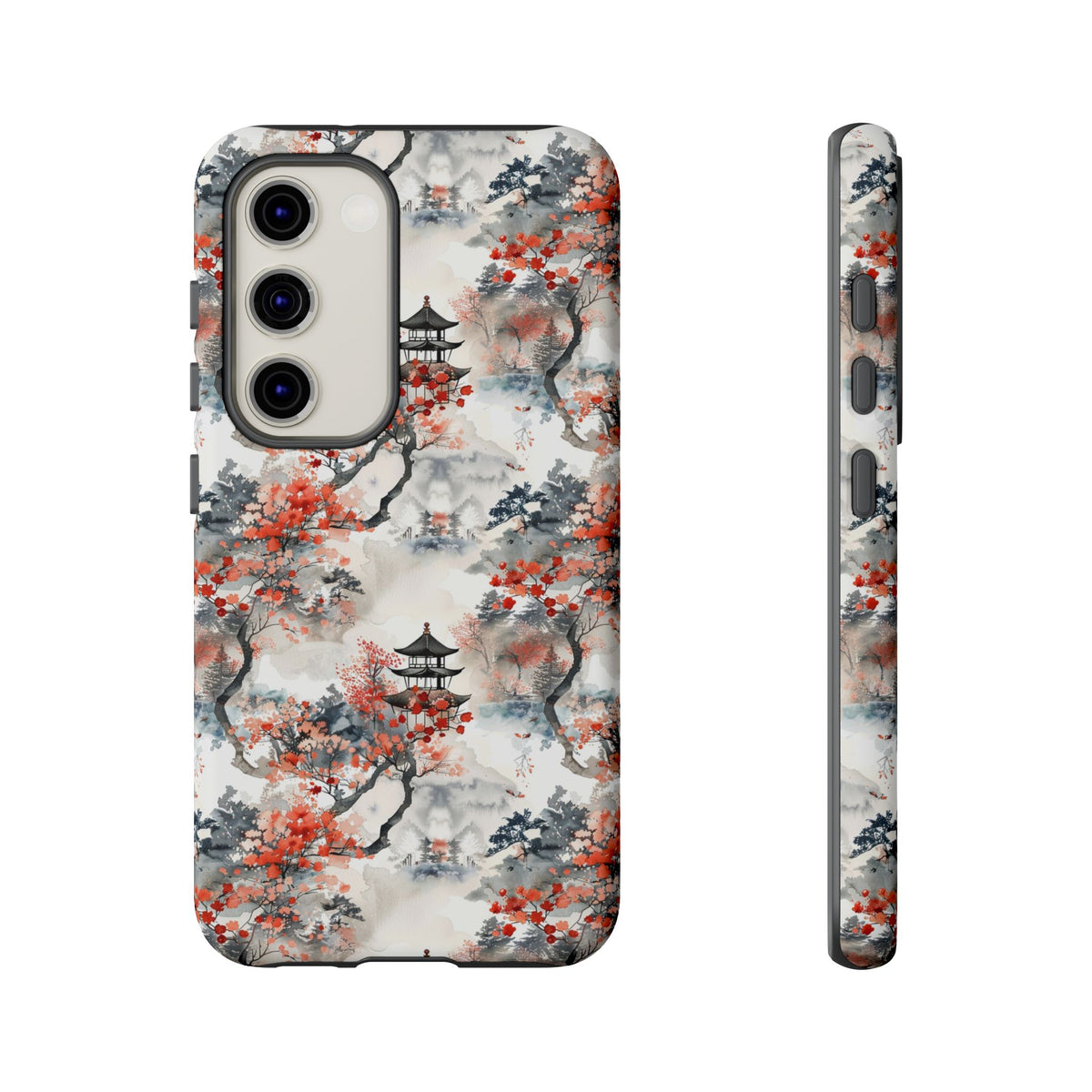 Japanese Pattern Phone Case – Elegant & Timeless Design for Your Phone 096