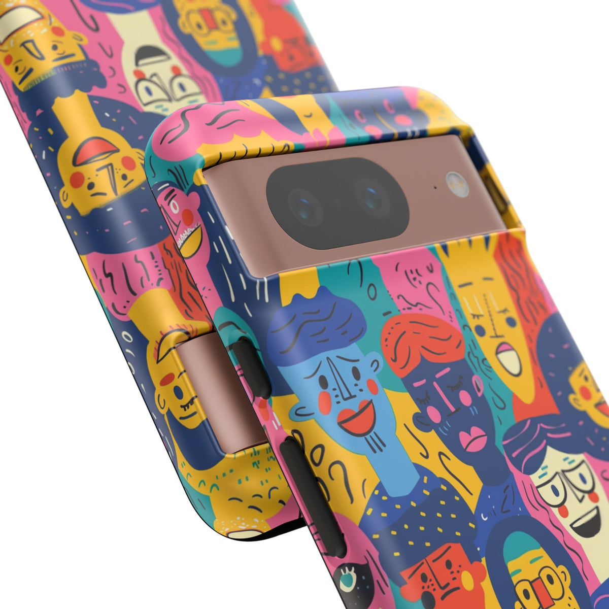 Happy Faces Phone Case – Joyful and Cheerful Design for a Bright Look 6