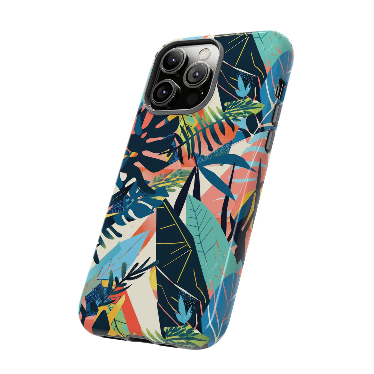 Jungle Collage Phone Case – Vibrant & Durable