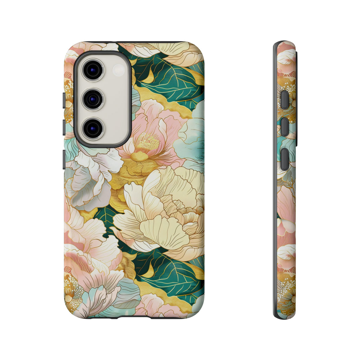 Japanese Blossom Asian Floral Design Phone Case – Elegant Floral Phone Cover