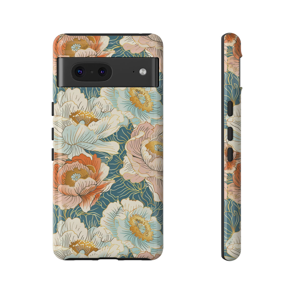 Japanese Blossom Asian Floral Design Phone Case – Elegant Floral Phone Cover 3