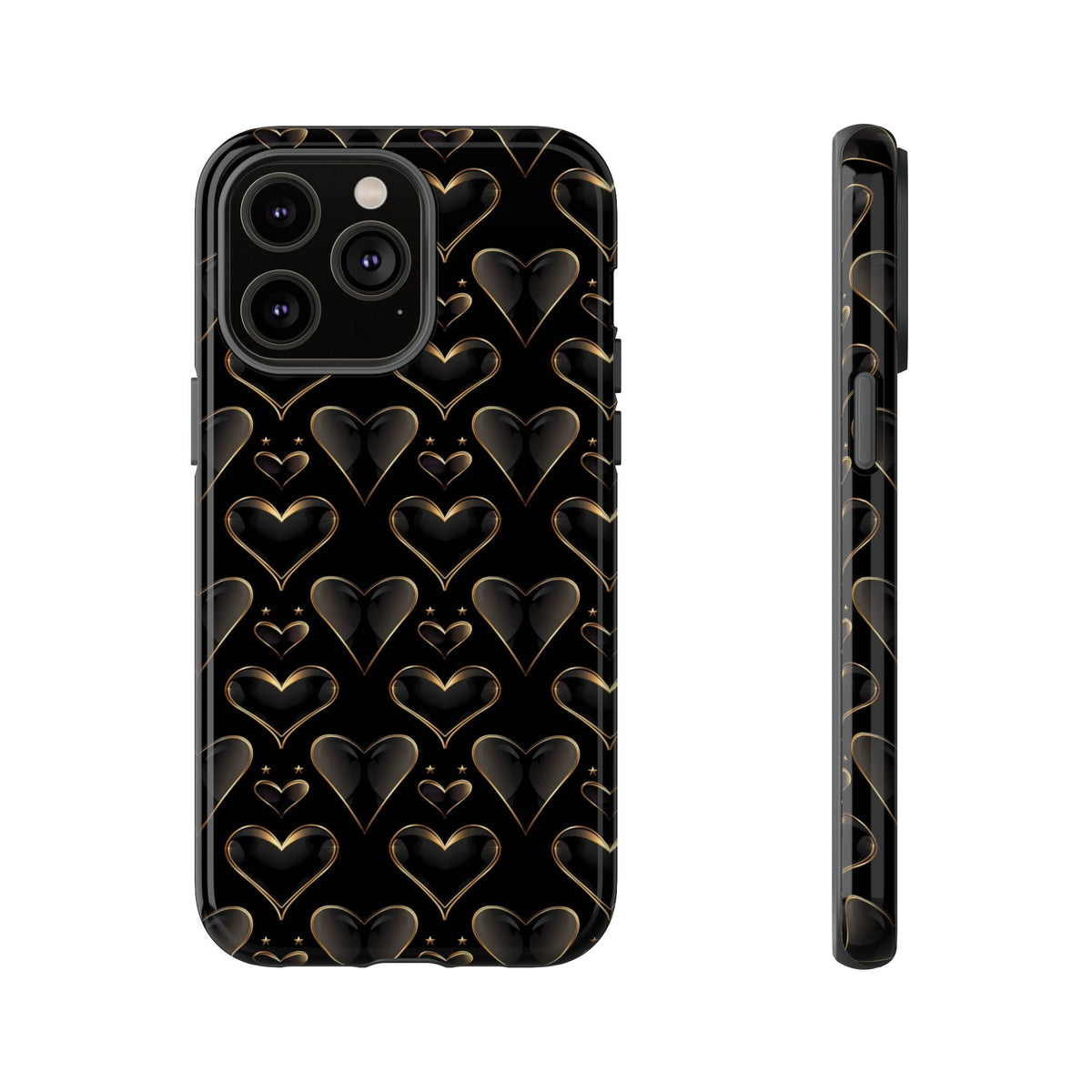 Heart Pattern Phone Case – Stylish & Loving Design for Your Device 362