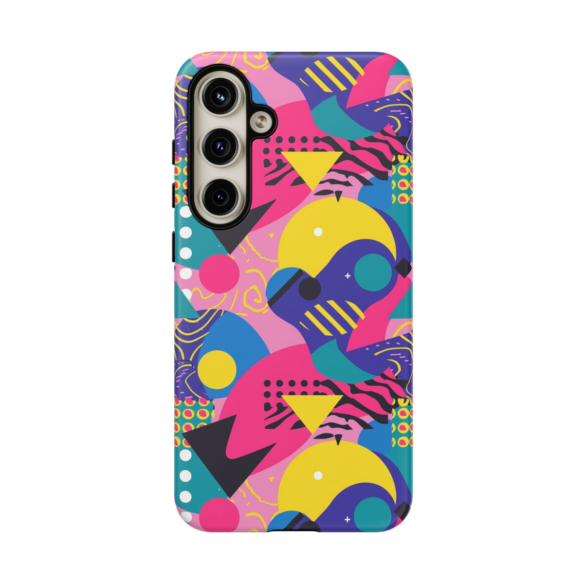 90s Themed Seamless Pattern Phone Case – Embrace Retro Style and Protection 283