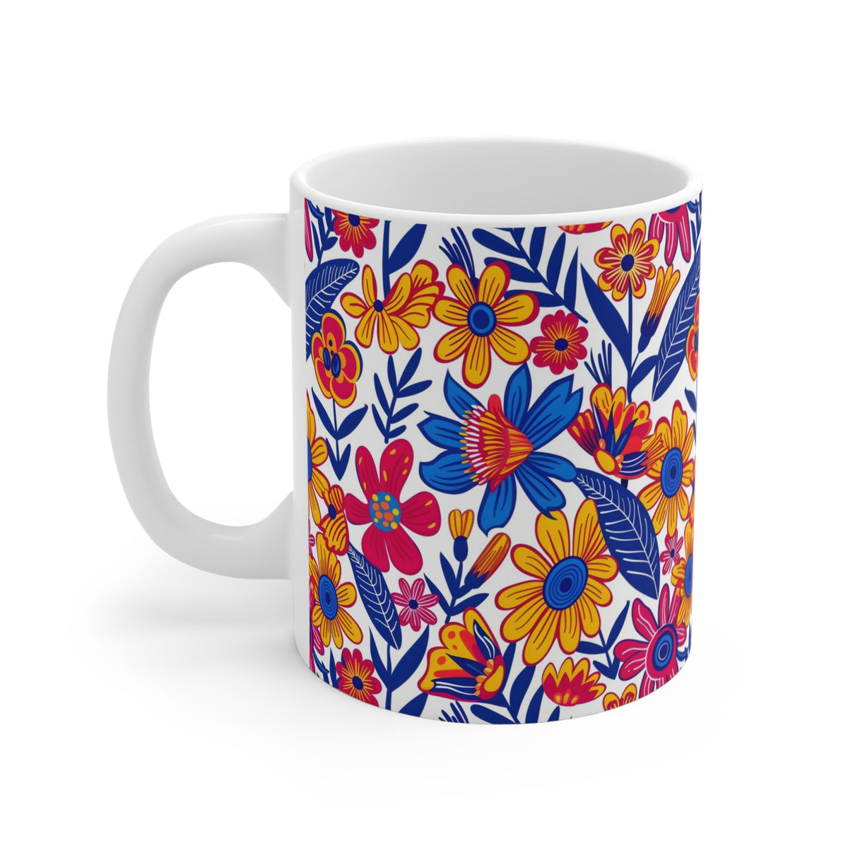 Groove Floral Bohemian Coffee Mug – Perfect for Free Spirits  (14)