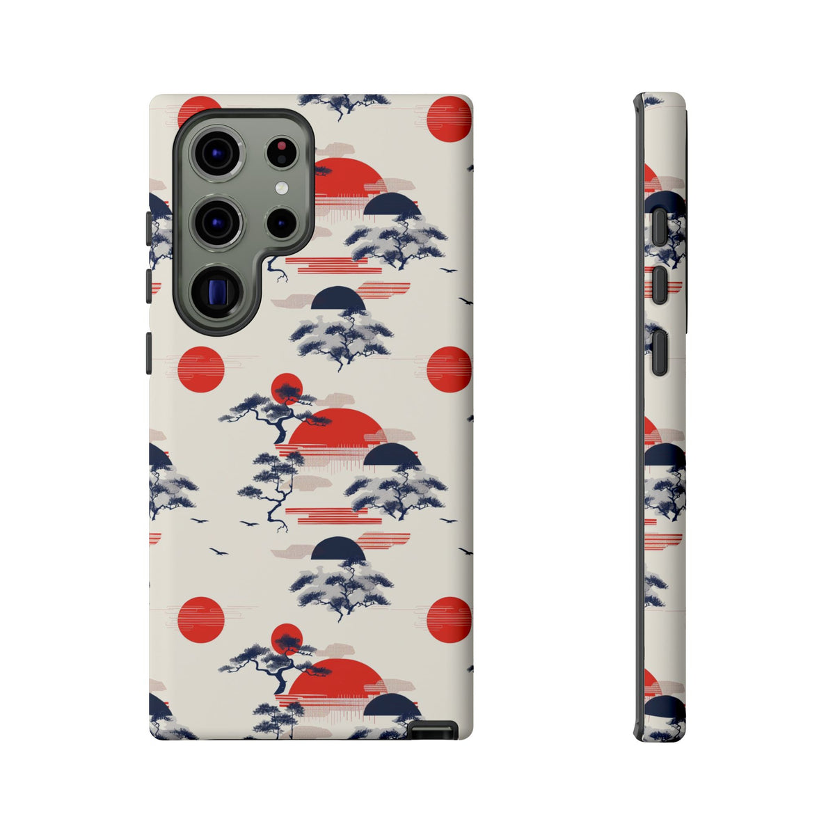 Japanese Pattern Phone Case – Elegant & Timeless Design for Your Phone 047