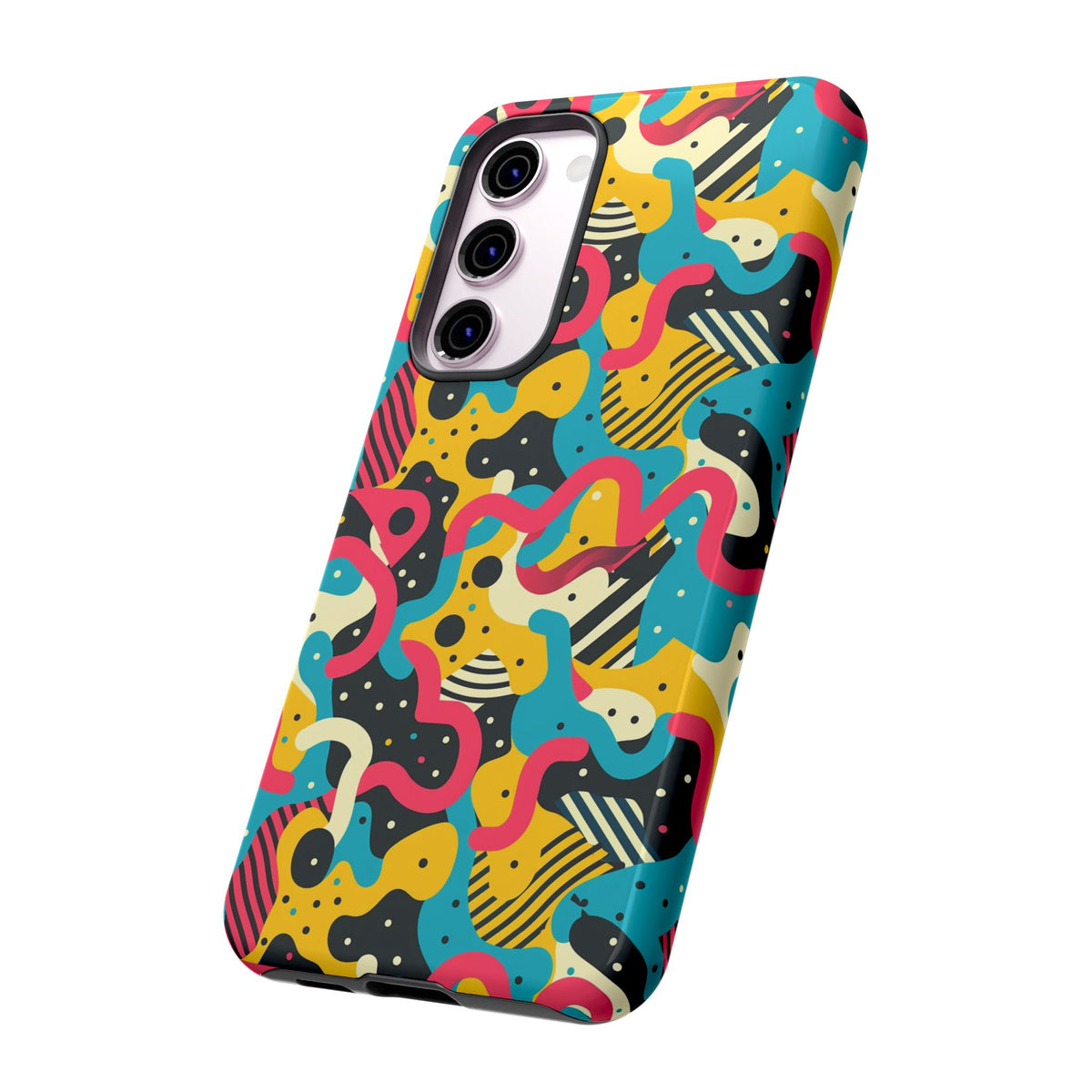 90s Themed Seamless Pattern Phone Case – Embrace Retro Style and Protection 238