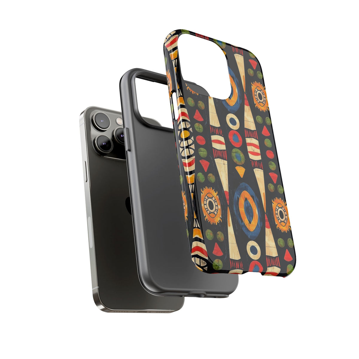 Stylish African Pattern Phone Case – Unique and Vibrant Protection 165