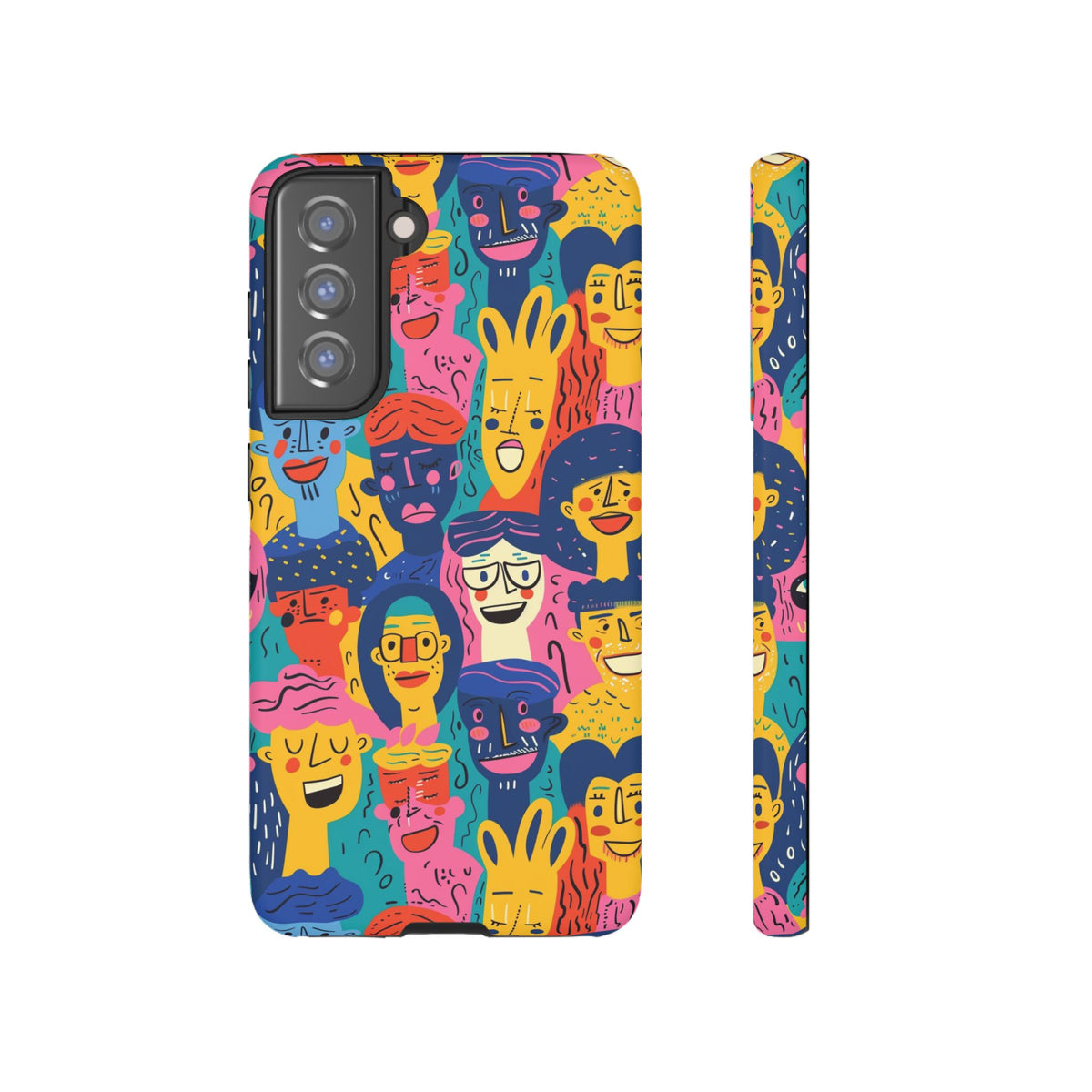 Happy Faces Phone Case – Joyful and Cheerful Design for a Bright Look 6