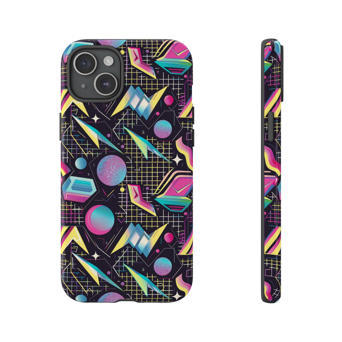 Retro 80s Seamless Phone Case – Vintage Style Meets Modern Protection 086