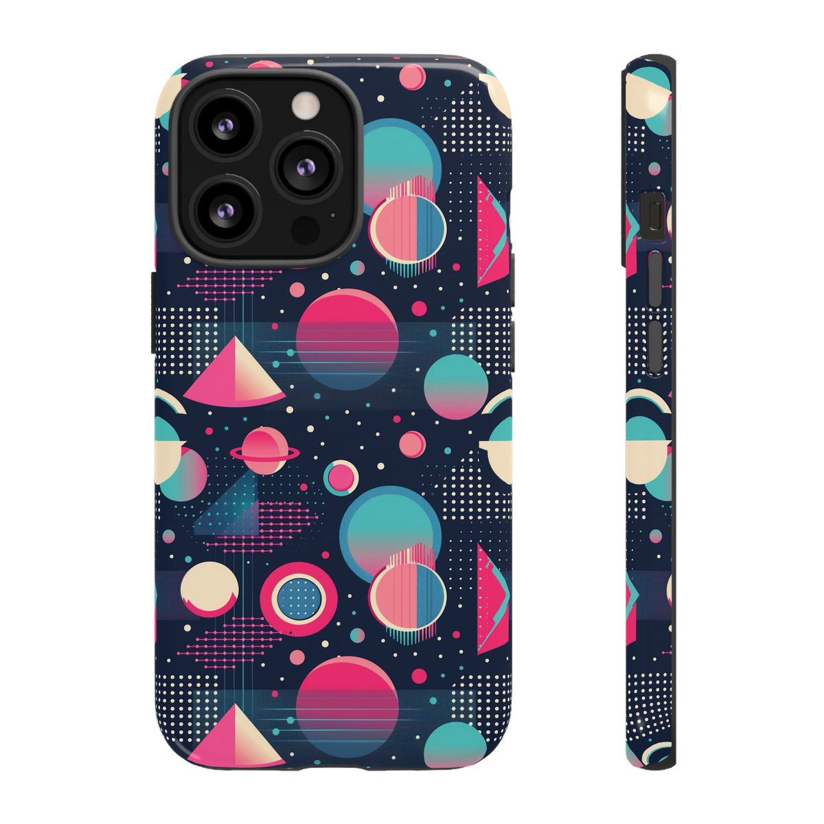 Retro 80s Seamless Phone Case – Vintage Style Meets Modern Protection 095