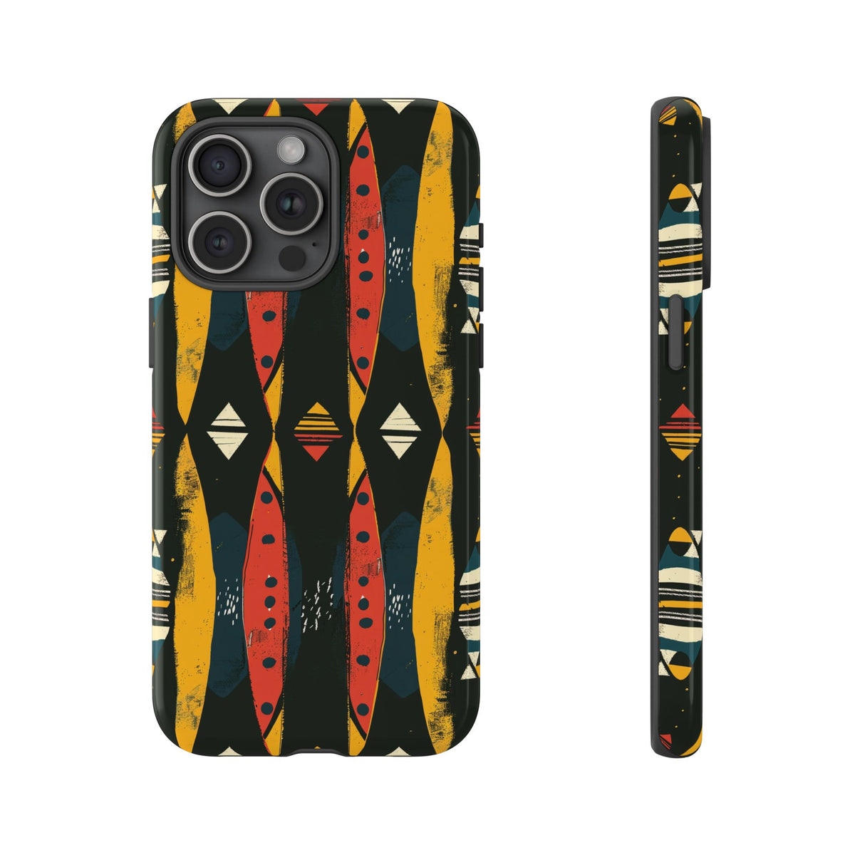 Stylish African Pattern Phone Case – Unique and Vibrant Protection 156