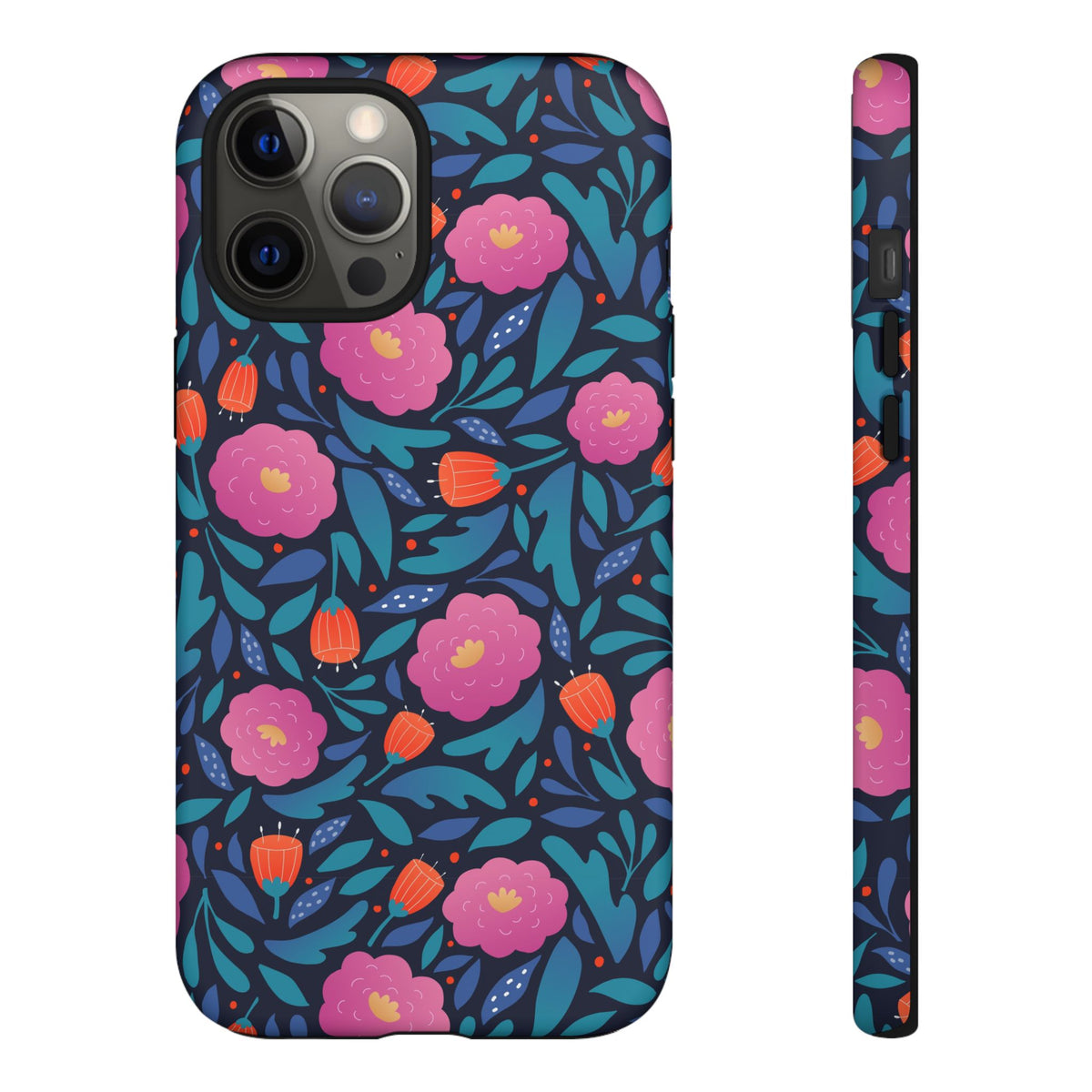 Colorful Little Flower Design Phone Case – Bright and Cheerful Floral Phone Cover 2