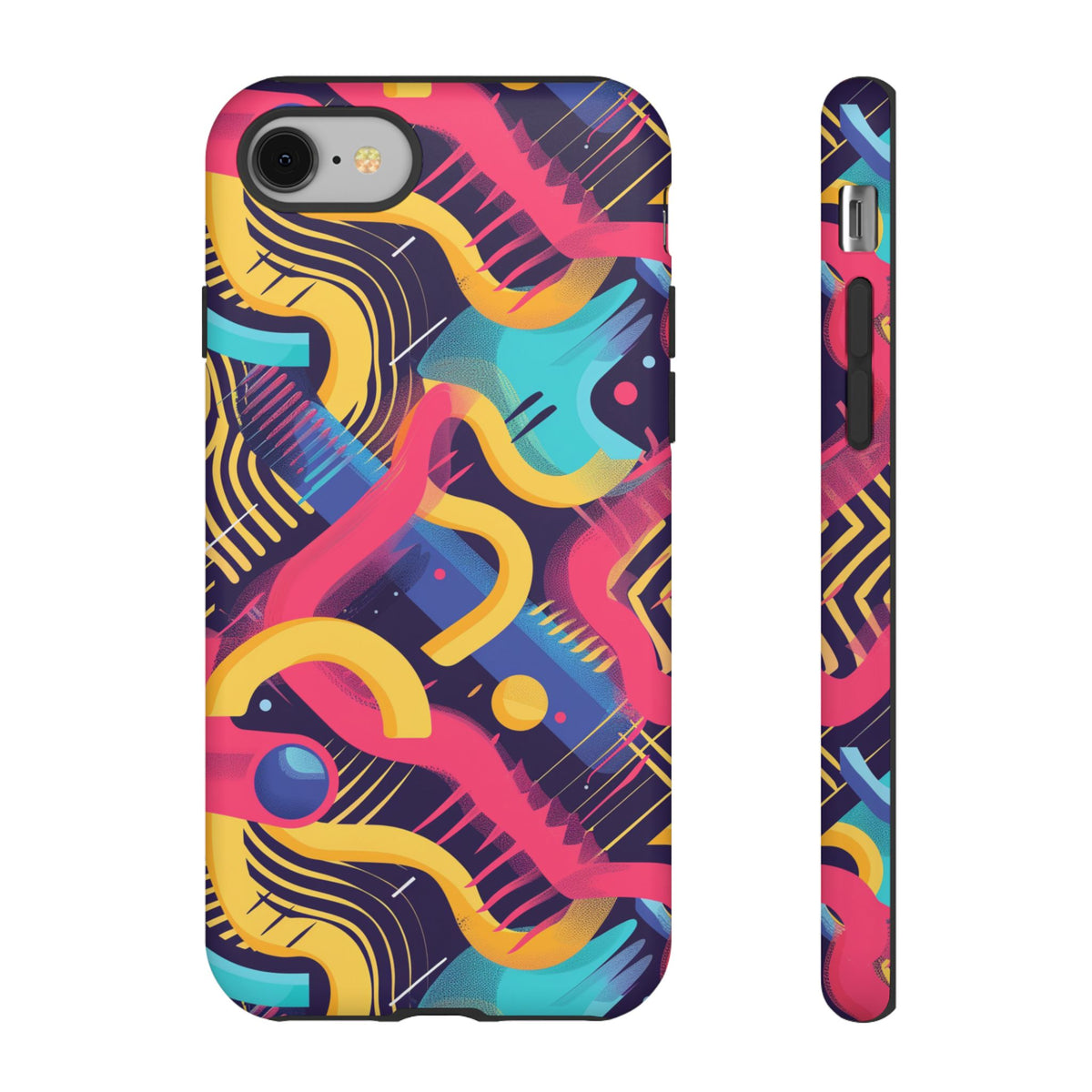 Retro 80s Seamless Phone Case – Vintage Style Meets Modern Protection 2