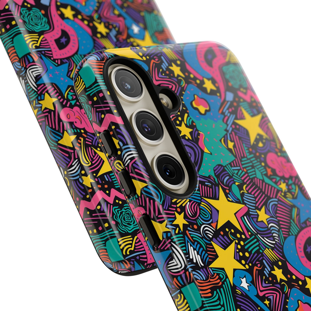 90s Themed Seamless Pattern Phone Case – Embrace Retro Style and Protection 227