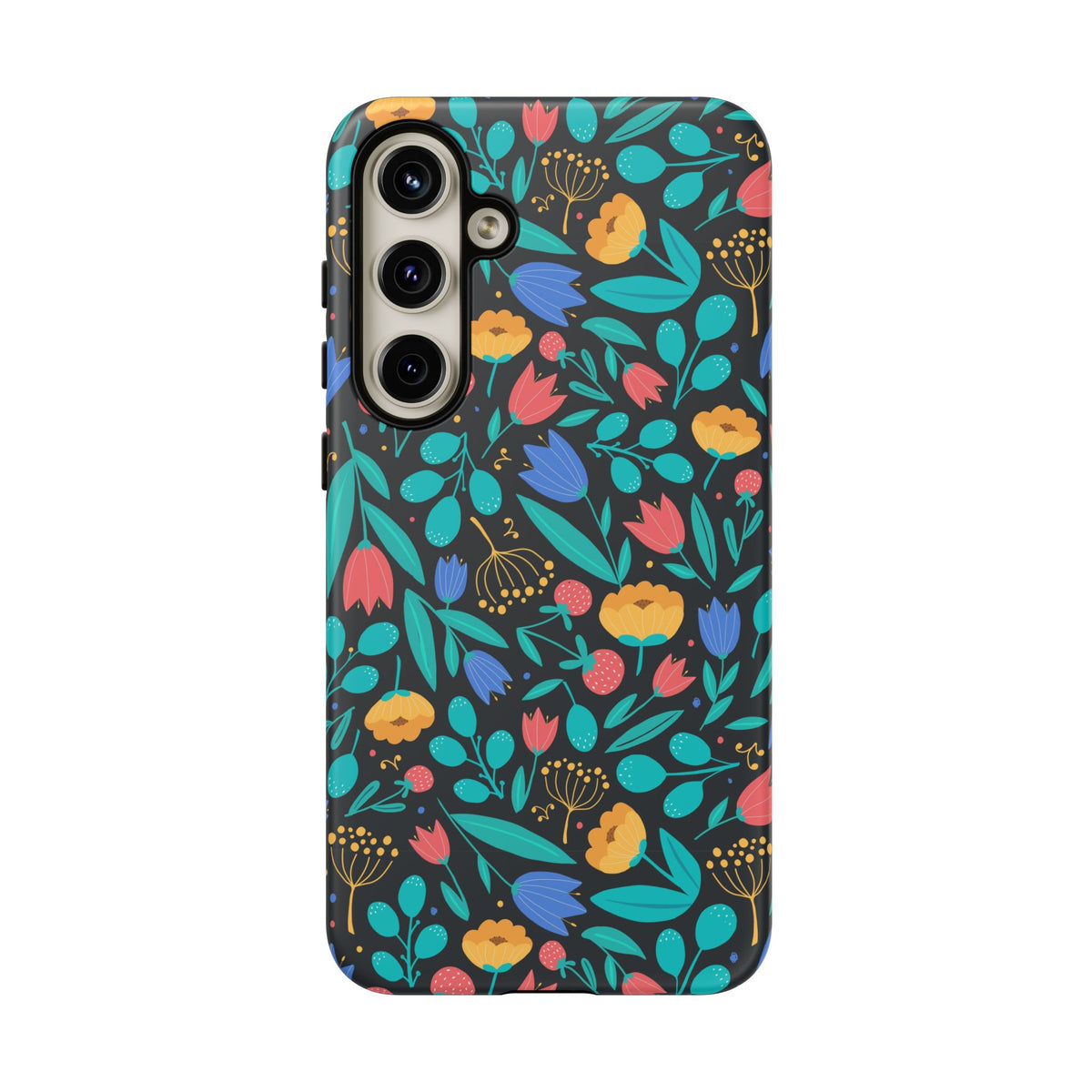 Colorful Little Flower Design Phone Case – Bright and Cheerful Floral Phone Cover