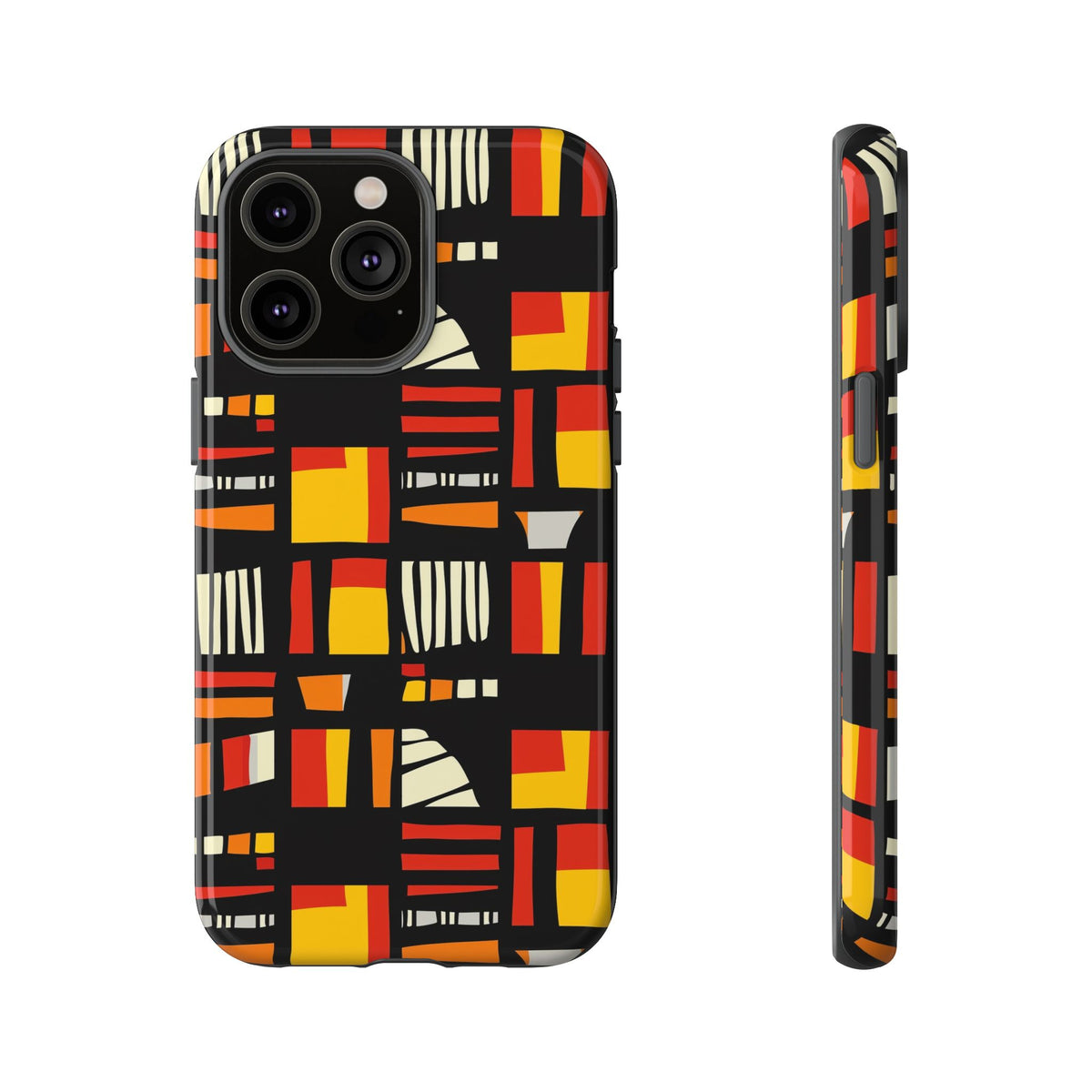 Stylish African Pattern Phone Case – Unique and Vibrant Protection 099