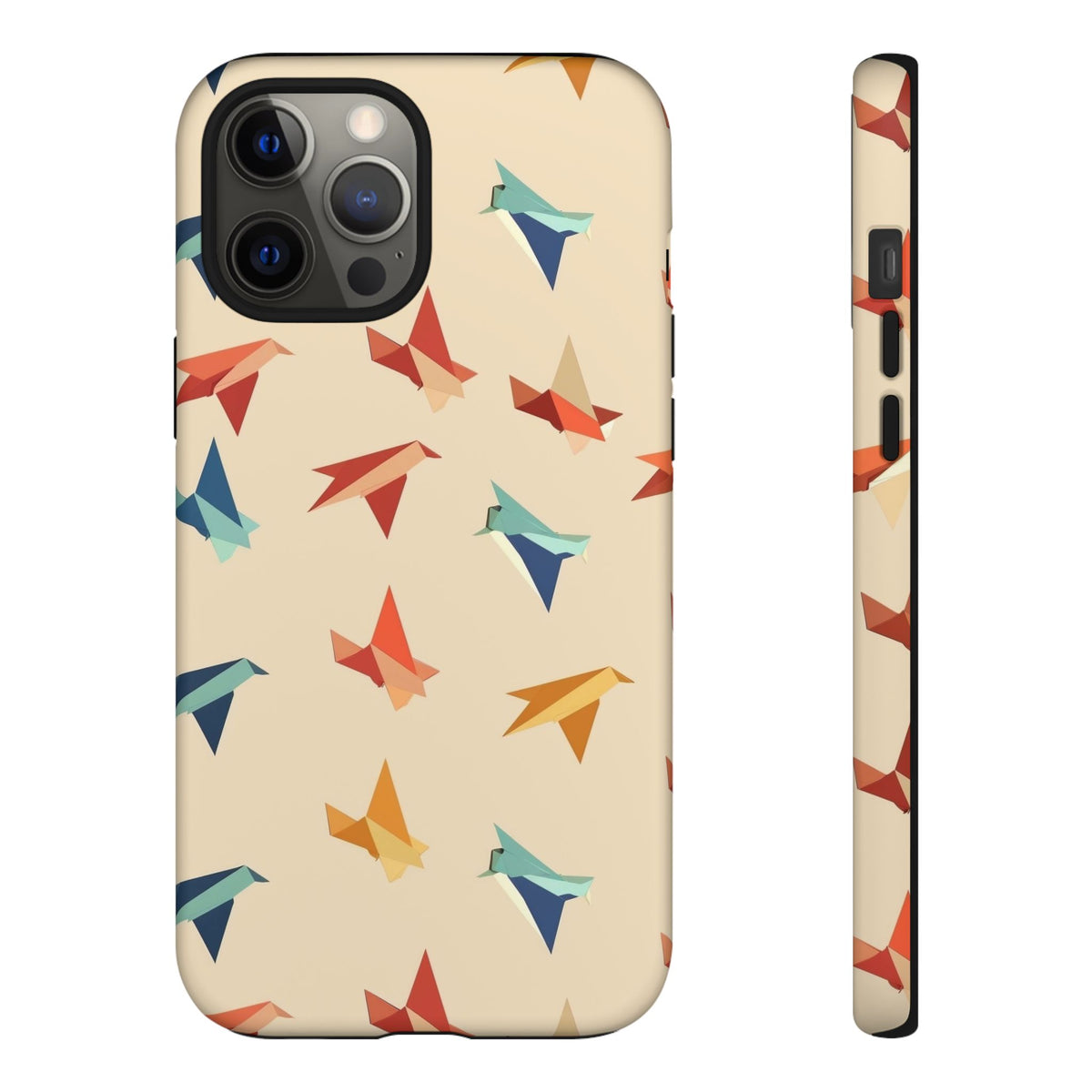 Birds Seamless Pattern Phone Case – Elegant and Timeless Avian Design 4