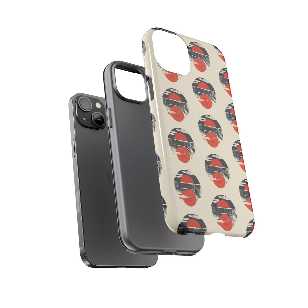 Japanese Pattern Phone Case – Elegant & Timeless Design for Your Phone 098