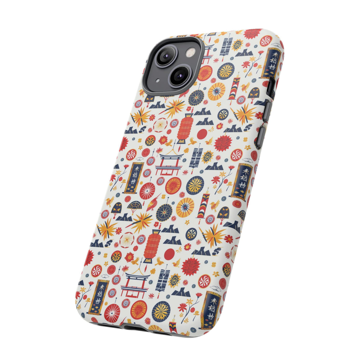 Japanese Pattern Phone Case – Elegant & Timeless Design for Your Phone 118