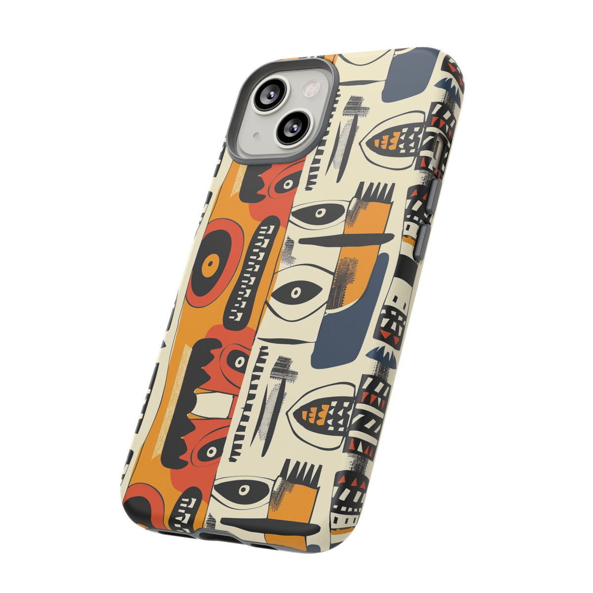 Stylish African Pattern Phone Case – Unique and Vibrant Protection 204