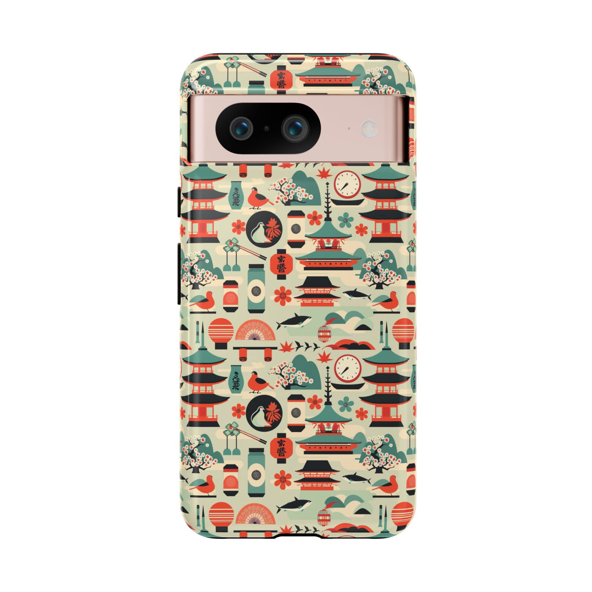 Japanese Pattern Phone Case – Elegant & Timeless Design for Your Phone 105