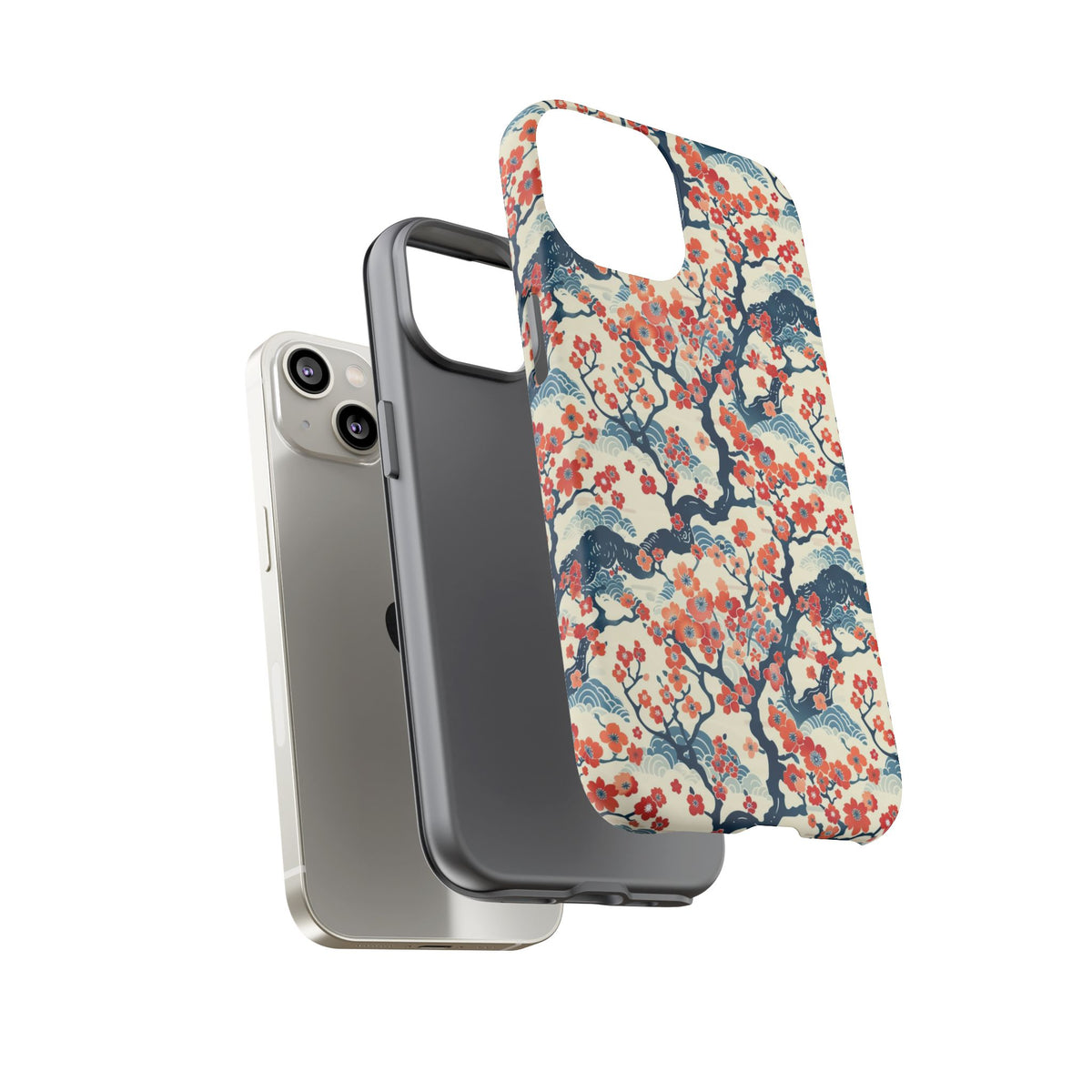 Japanese Pattern Phone Case – Elegant & Timeless Design for Your Phone 104