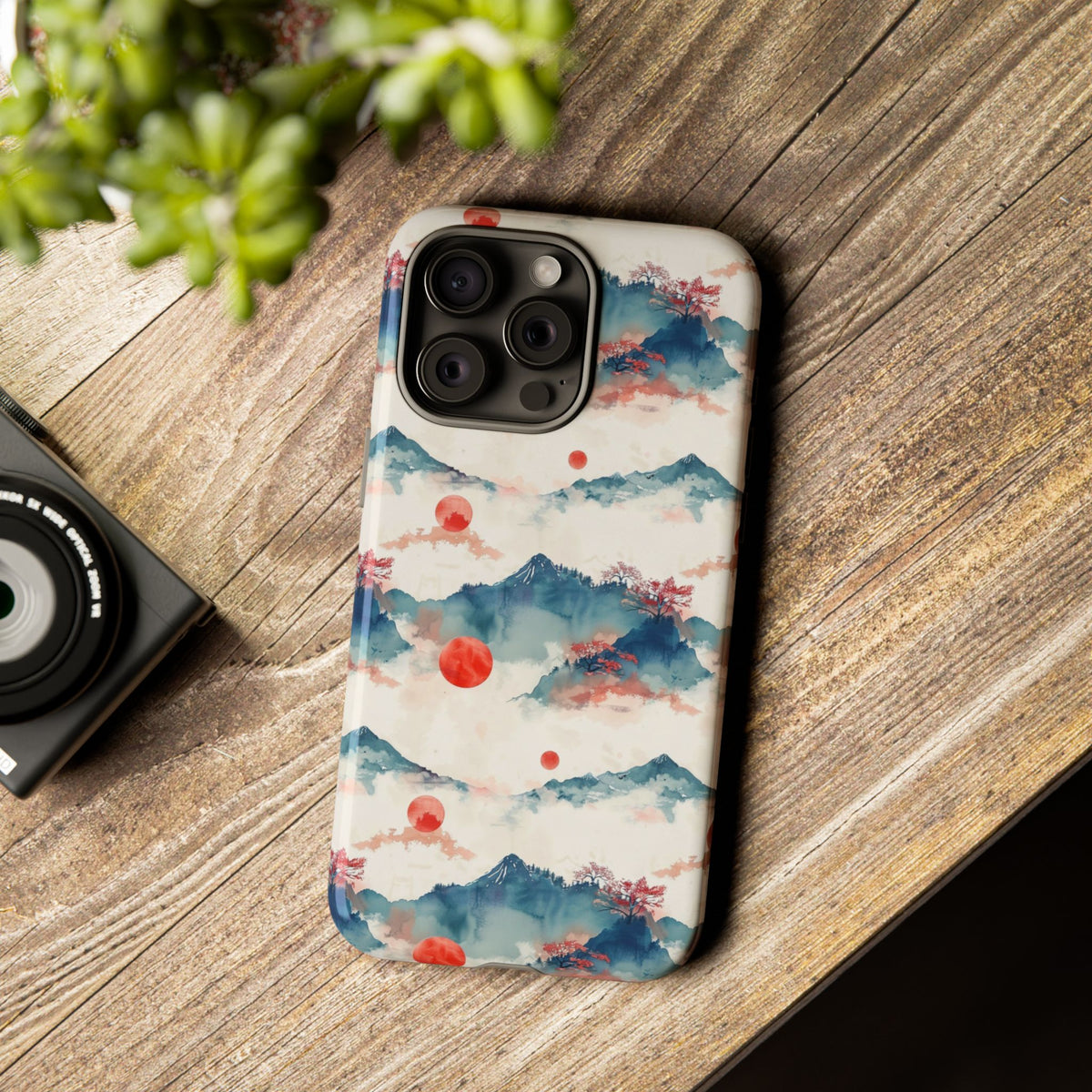 Japanese Pattern Phone Case – Elegant & Timeless Design for Your Phone 477