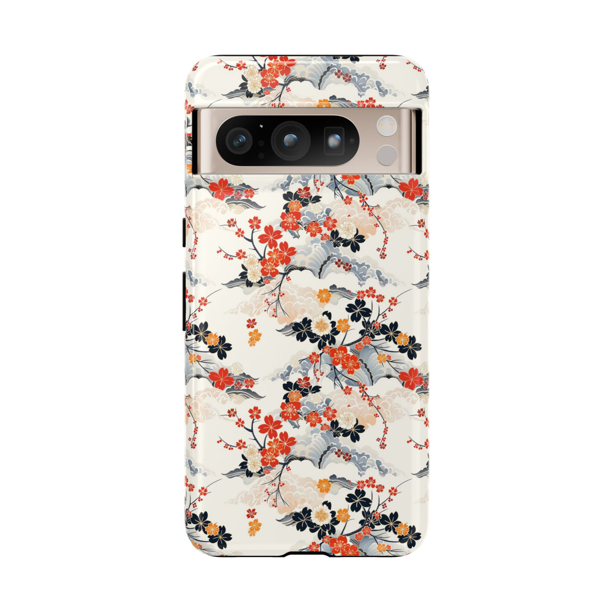 Japanese Pattern Phone Case – Elegant & Timeless Design for Your Phone 302