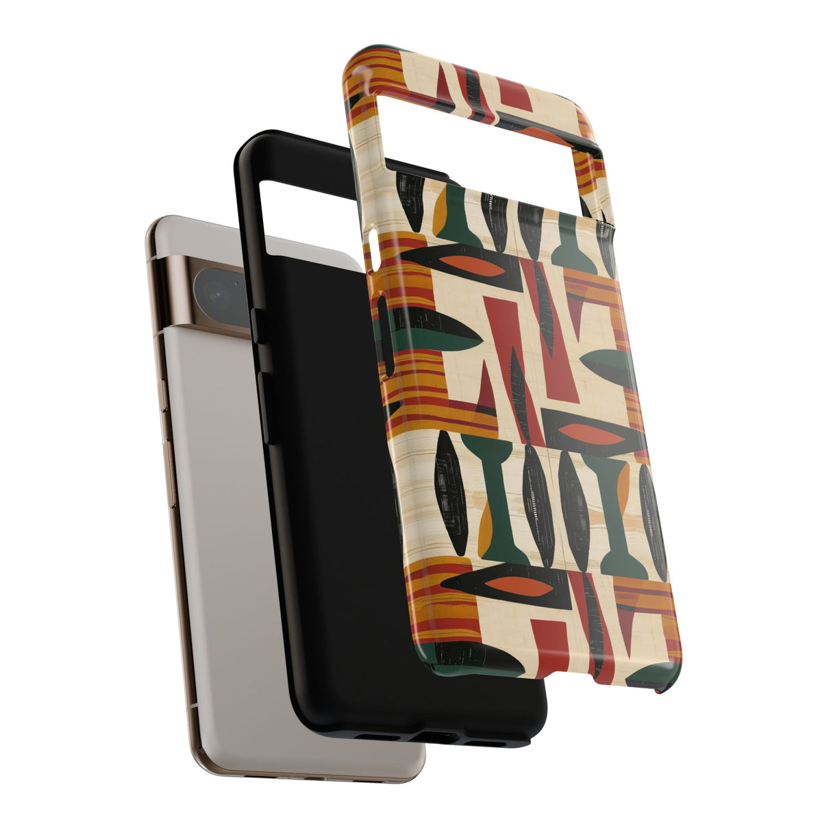 Stylish African Pattern Phone Case – Unique and Vibrant Protection 196