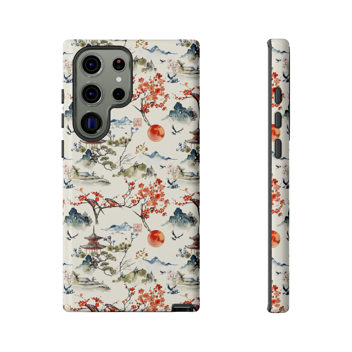 Japanese Pattern Phone Case – Elegant & Timeless Design for Your Phone 120