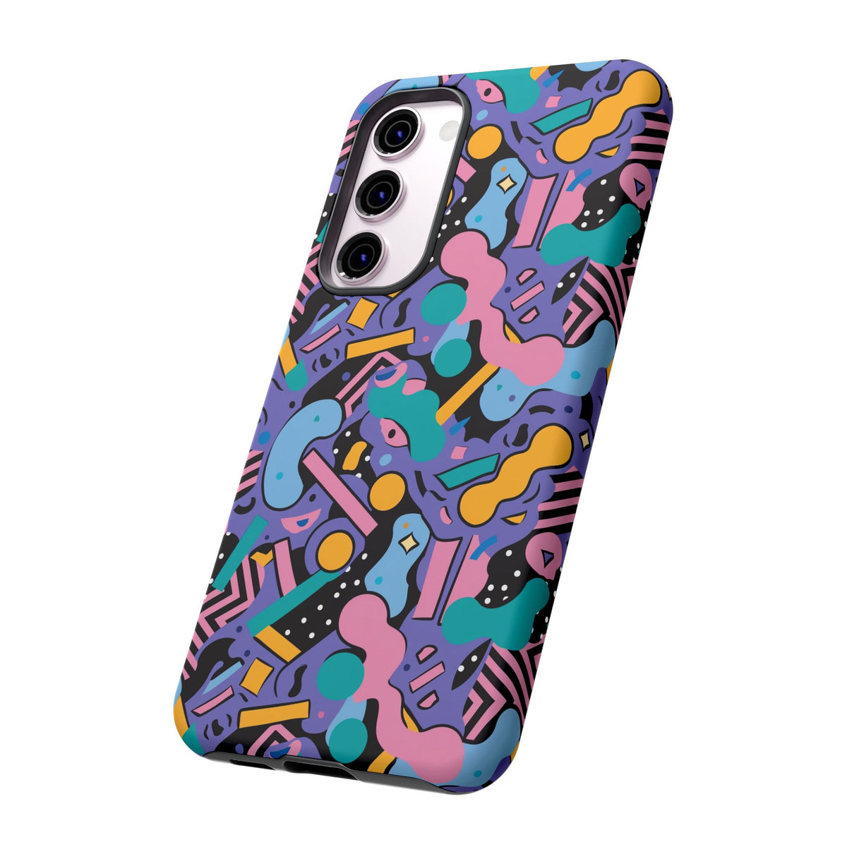 90s Themed Seamless Pattern Phone Case – Embrace Retro Style and Protection 234